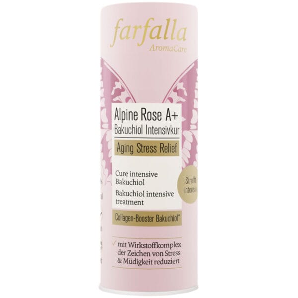 Farfalla - Alpine Rose A+ Bakuchiol Intensivkur - Aging Stress Relief