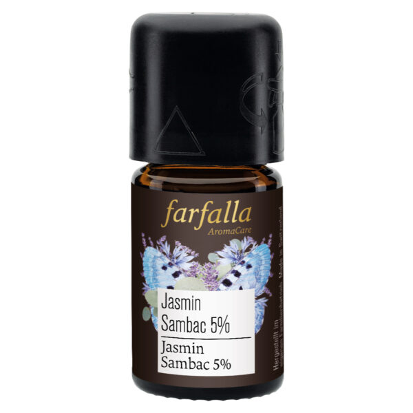 Farfalla Jasmin Sambac 5% (95% Alk.) Absolue, 5ml