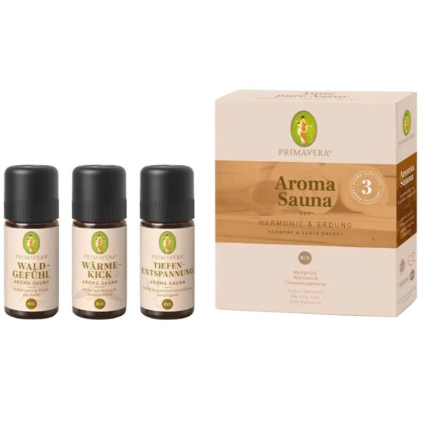 Primavera Set Aroma Sauna Harmonie & Erdung