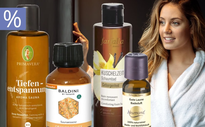 Sauna + Badezusätze