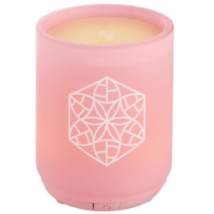 Baldini Aroma Vernebler TaoWell Candle Glas altrosa
