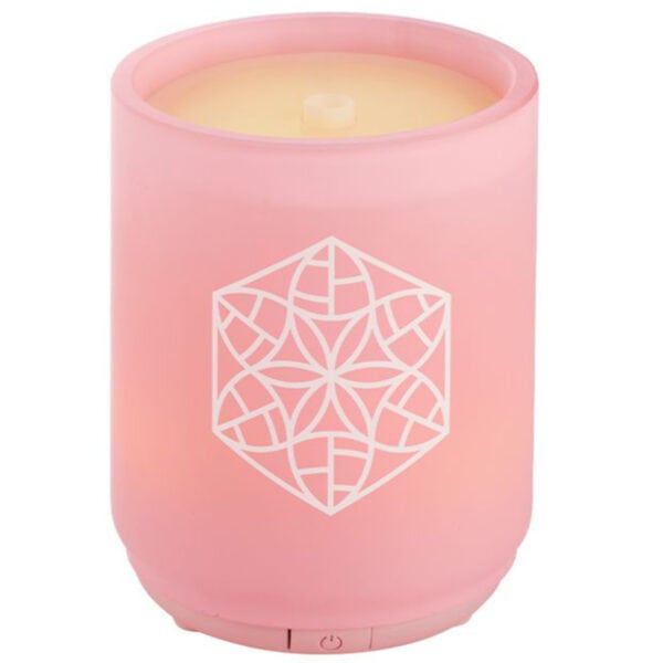 Baldini Aroma Vernebler TaoWell Candle Glas altrosa