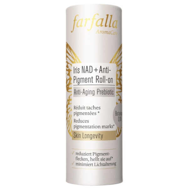 Farfalla Iris NAD+ Anti-Pigment Roll-on, 10 ml
