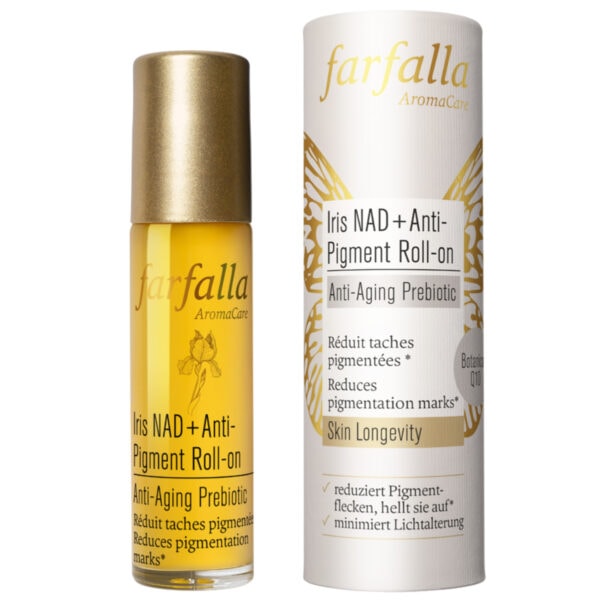 Farfalla Iris NAD+ Anti-Pigment Roll-on, 10 ml