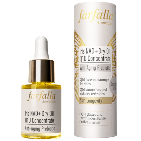 Farfalla Iris NAD+ Dry Oil Q10 Concentrate, 15 ml
