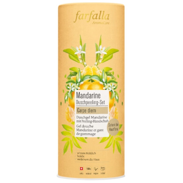 Farfalla Mandarine Duschpeeling-Set