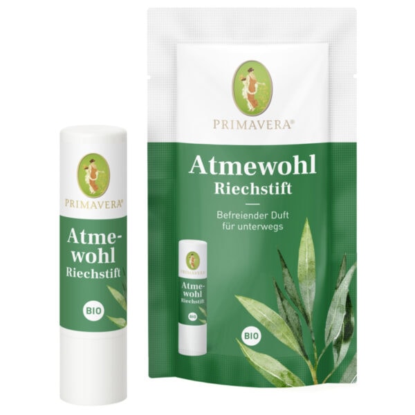 Primavera Atmewohl Riechstift, 0,8 ml, bio