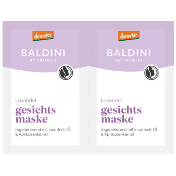 Baldini Gesichtsmaske Lavendel demeter, 2 x 6 ml