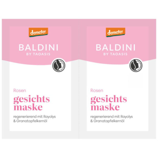 Baldini Gesichtsmaske Rose demeter, 2 x 6 ml