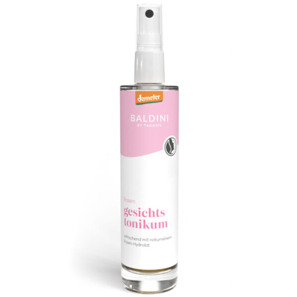 Baldini Gesichtstonikum Rose bio, demeter, 50 ml