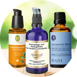Aromapflegeöle und Massageöle